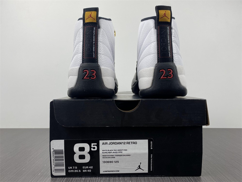 air jordan 12 taxi 130690-125