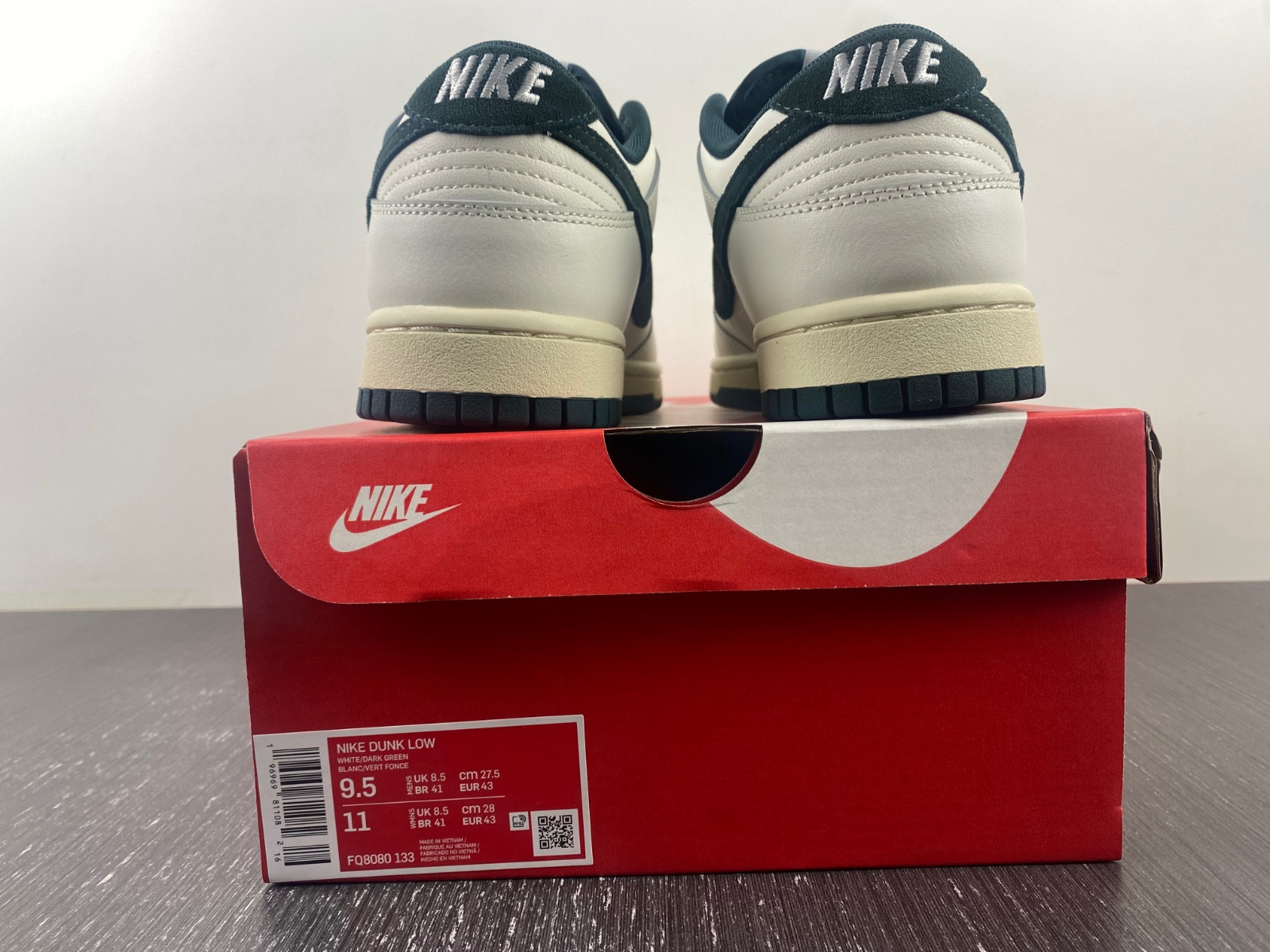 nike dunk low athletic department deep jungle fq8080-133