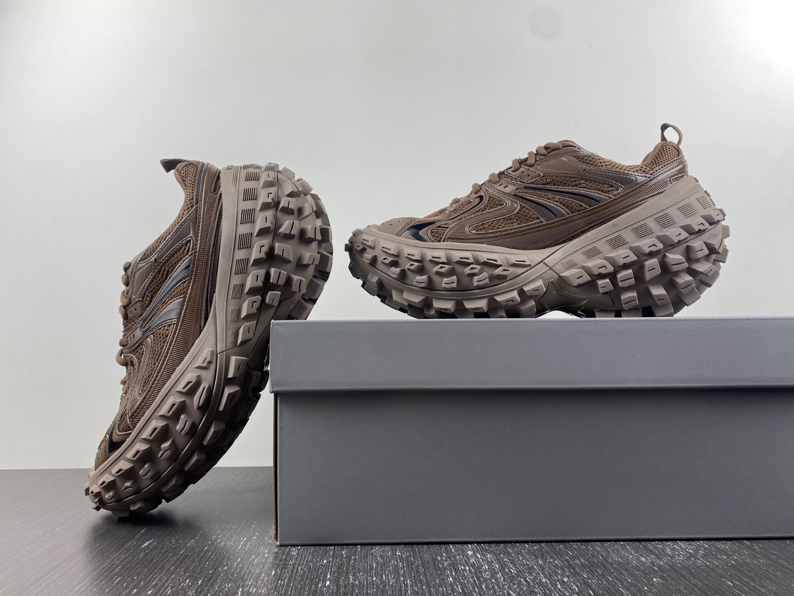 bc defender rubber platform sneakers