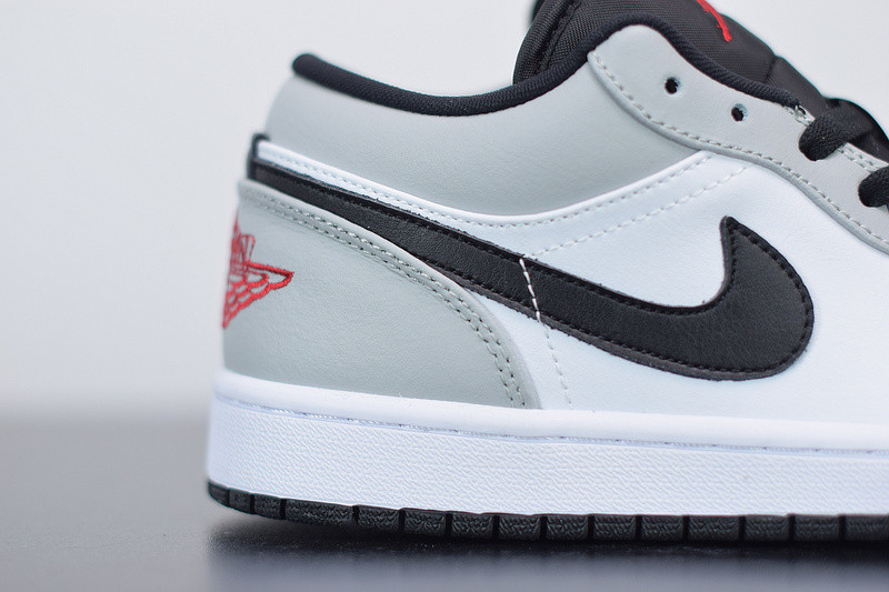 air jordan 1 low gs "light smoke grey" 553560-030
