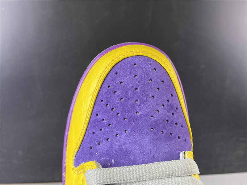 nike dunk low pro iw purple/ yellow 318403-137