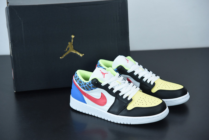 air jordan 1 low gs ‘funky patterns’ dh5927-006