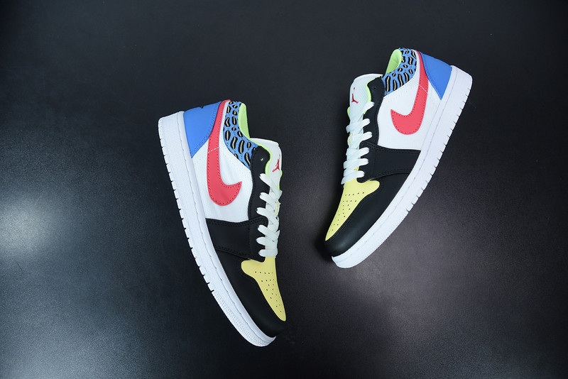 air jordan 1 low gs ‘funky patterns’ dh5927-006