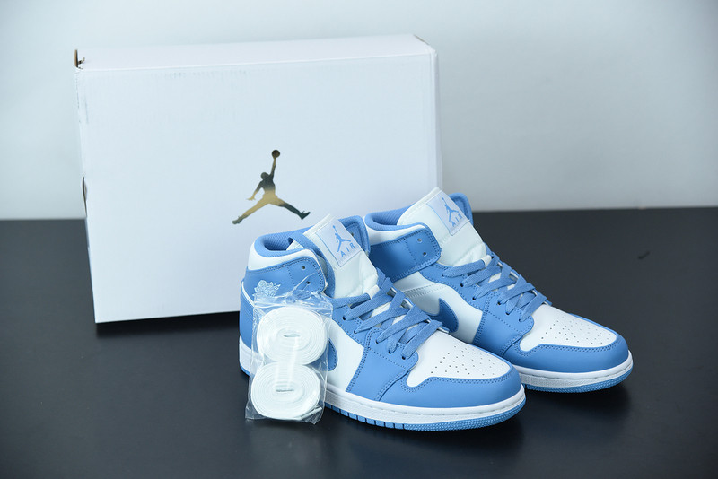 air jordan 1 retro mid unc 554724-106