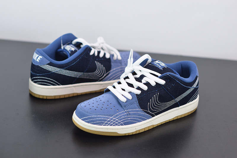 nike dunk low denim sashiko cv0316-400