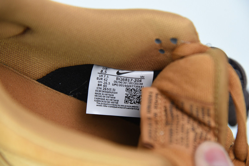 nike sb dunk low “wheat mocha” bq6817-204