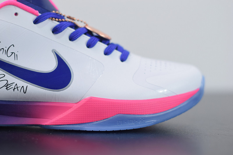 nike zoom kobe 5 protro white pink blue cd4991-600
