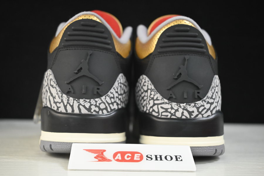 air jordan 3 “black gold” ck9246-067