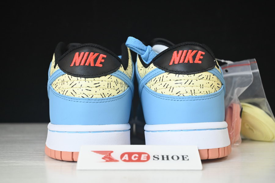 kyrie irving x nike dunk low baltic blue white dn4179-400