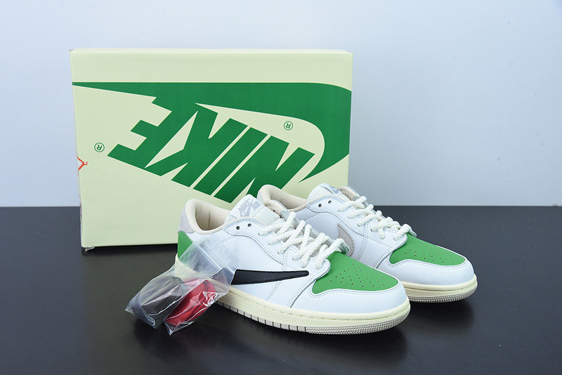 travis scott x fragment x air jordan 1 low white sail dm7866-716