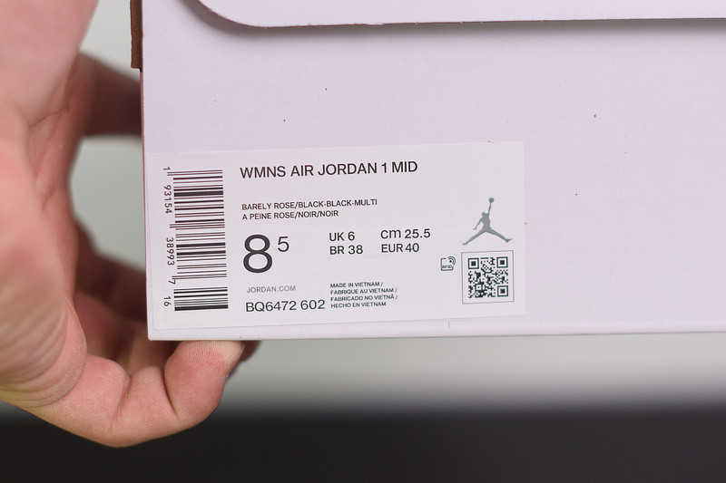 air jordan 1 mid iridescent bq6472-602