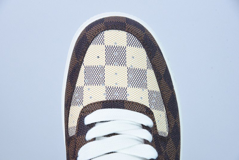 lvt x air force 1‘07 low "damier azur/brown/monogram