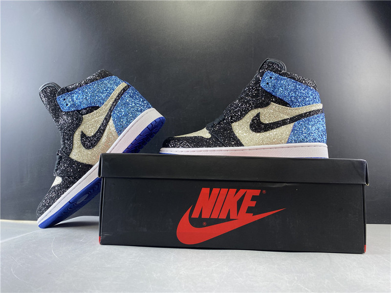 air jordan 1 x fragment design “glitter” ck5566-400
