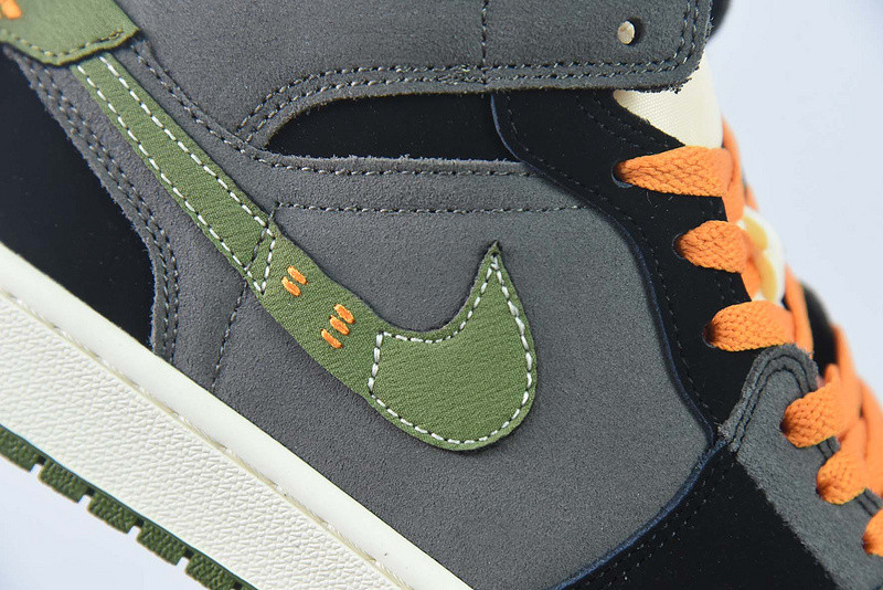 air jordan 1 mid se craft "halloween" fd6817-003