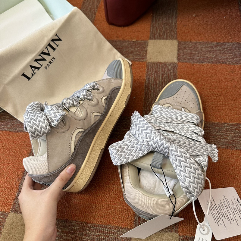 lanvin curb sneaker