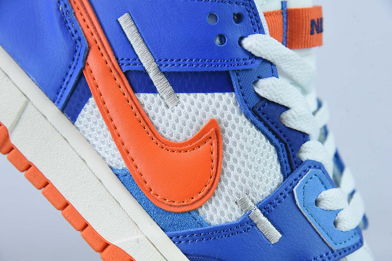 nike dunk low scrap knicks dm0128-100
