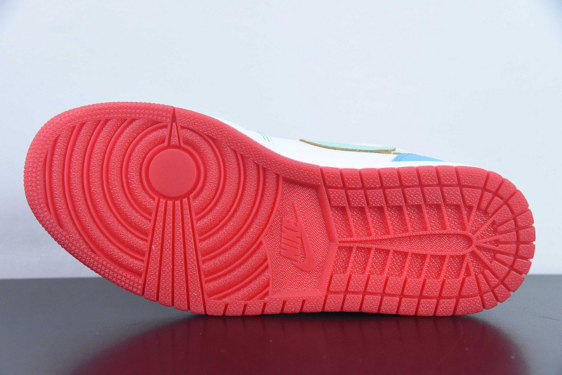 air jordan 1 low gs white university blue fn8895-141