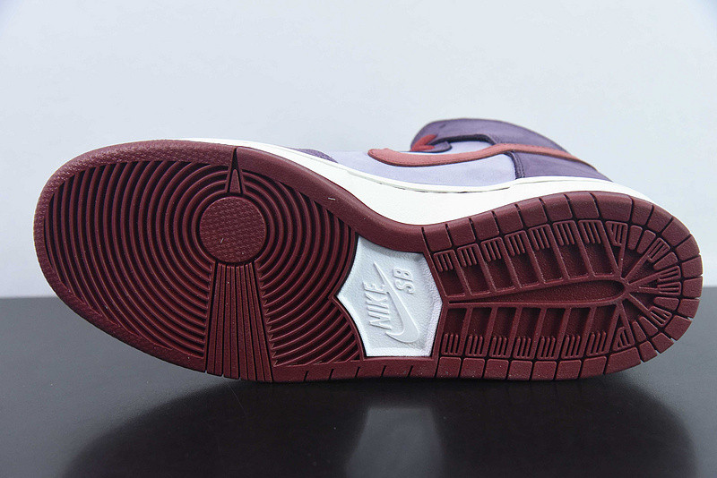 nike sb dunk high daybreak plum 313171-500