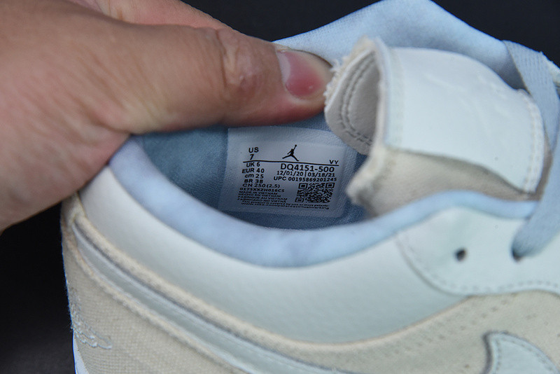 air jordan 1 low “canvas” dq4151-500