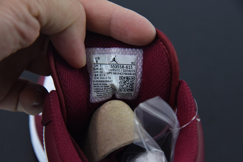 air jordan 1 low “bordeaux” 553558-615