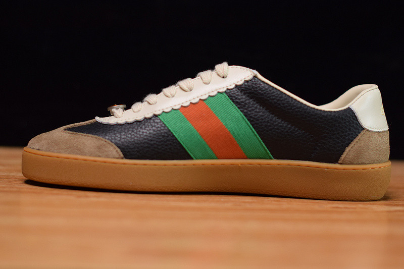 g*u*i jbg leather and suede