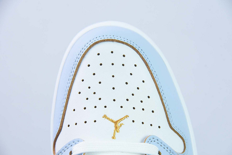 air jordan 1 low "white/blue/gold" fn8899-131