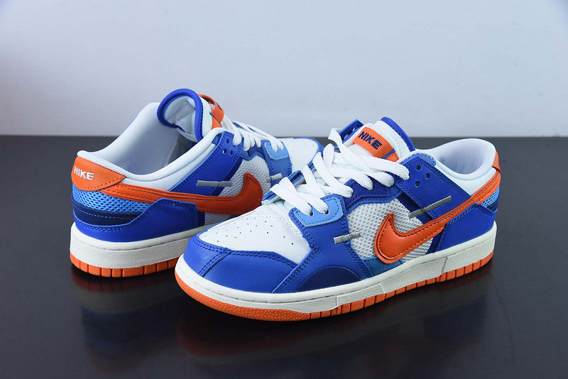 nike dunk low scrap knicks dm0128-100