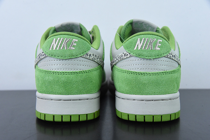 nike dunk low safari swh “chlorophyll” dr0156-300