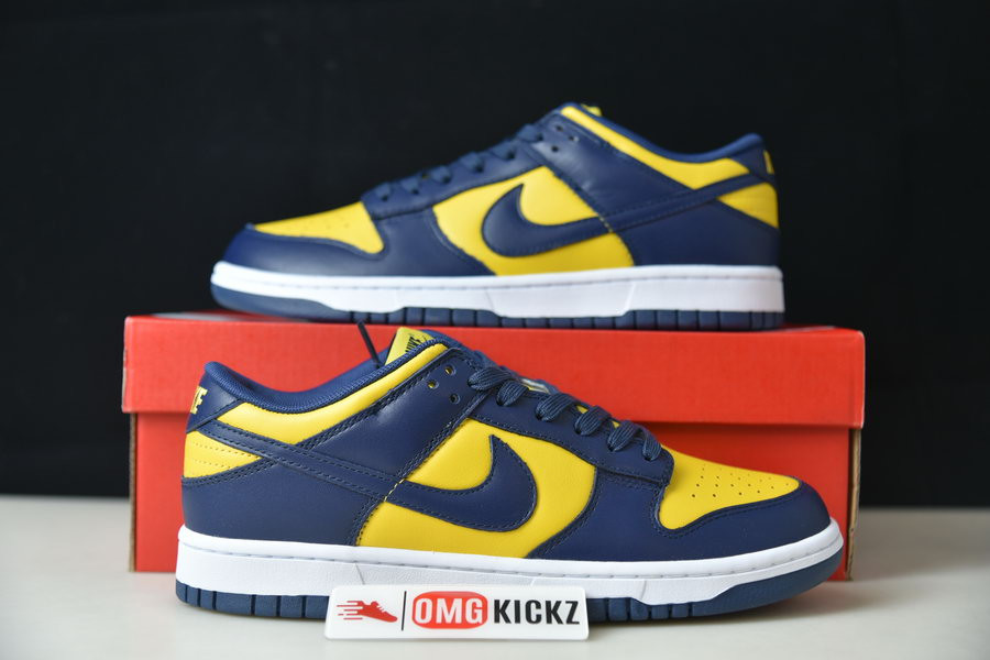 nike sb dunk low “michigan” dd1391-700