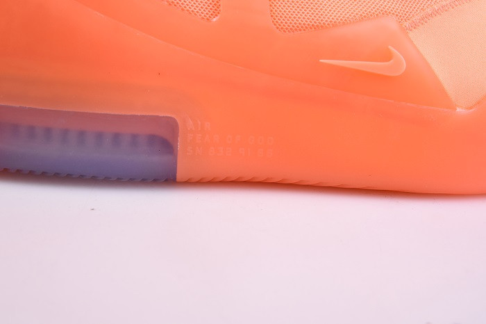 nike air fear of god 1 orange pulse ar4237-800