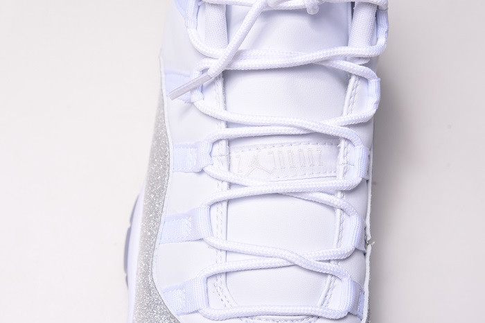 air jordan 11 wmns white metallic silver ar0715-100