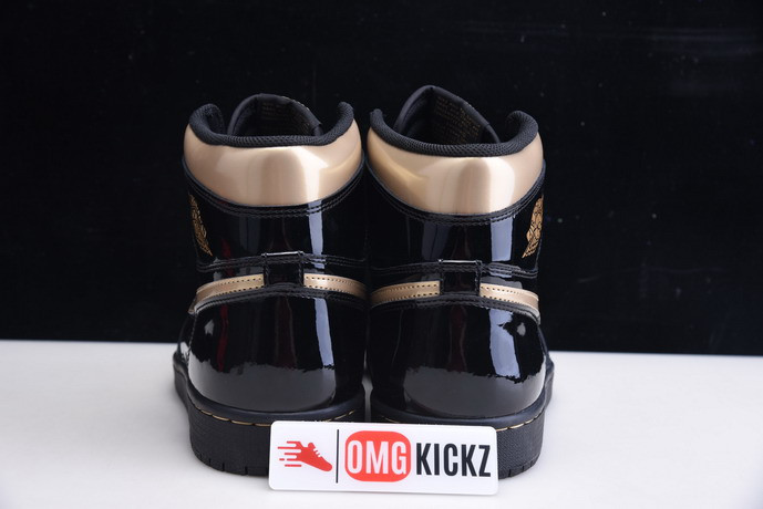 air jordan 1 retro high og “black gold” 555088-032