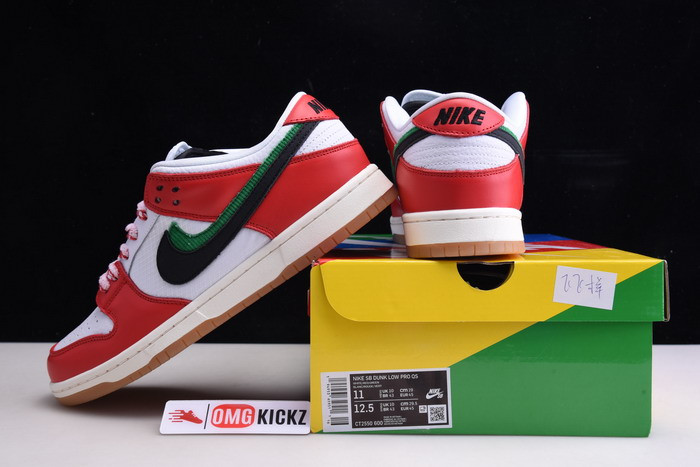 frame skate x nike dunk low ct2550-600