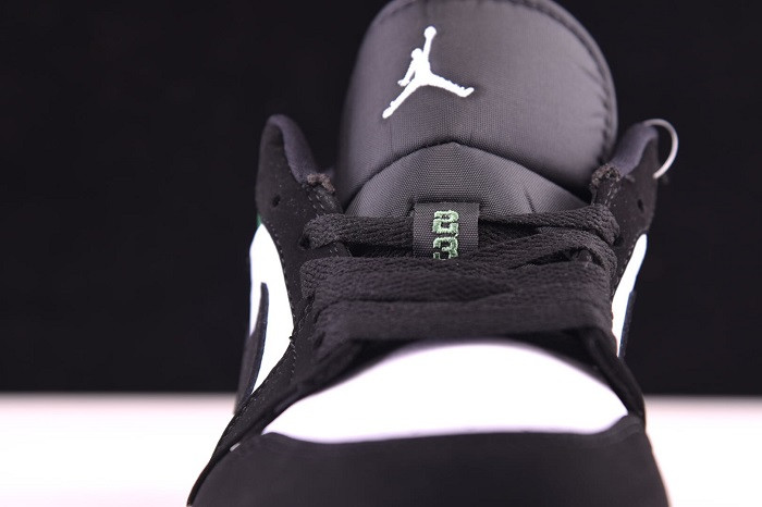 air jordan 1 low white black mystic green 553558-113